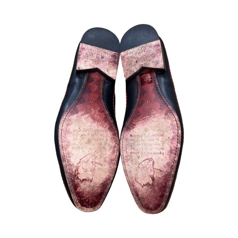 Jeffery West Dexter 'Masuka' Plain Front Blue Suede Chukka Boots Size: 11 - Picture 8 of 8